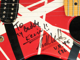 Eddie Van Halen's stage-played 5150 guitar for auction